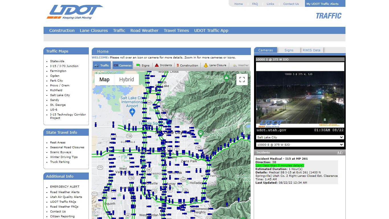 UDOT TRAFFIC